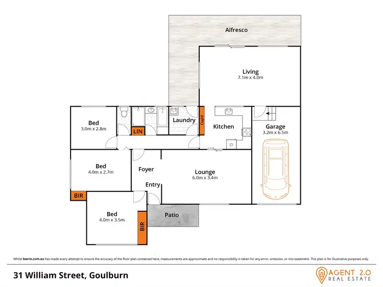 Floorplan of Homely house listing, 31 William St, Goulburn NSW 2580