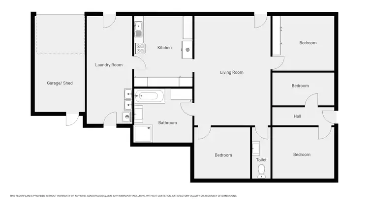 Floorplan of Homely house listing, 498 Roses Gap Rd Dadswells Bridge Via, Stawell VIC 3380