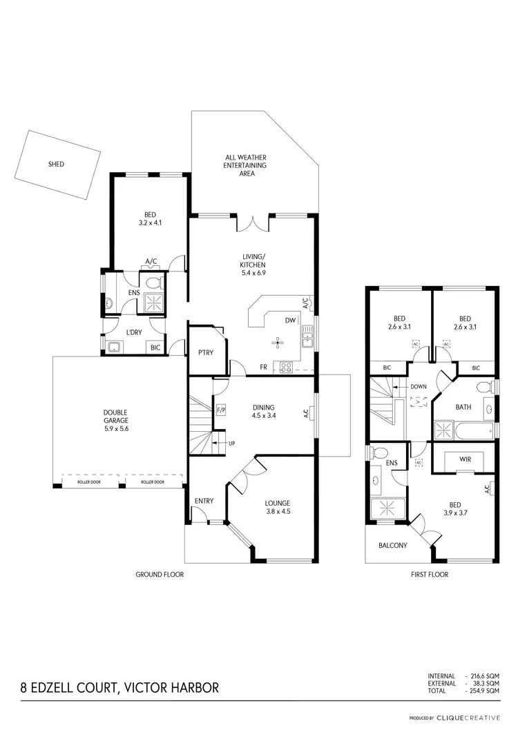 Floorplan of Homely house listing, 8 Edzell Court, Victor Harbor SA 5211