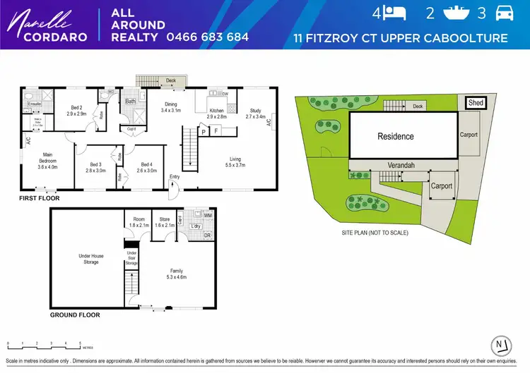 Floorplan of Homely house listing, 11 Fitzroy Ct, Upper Caboolture QLD 4510