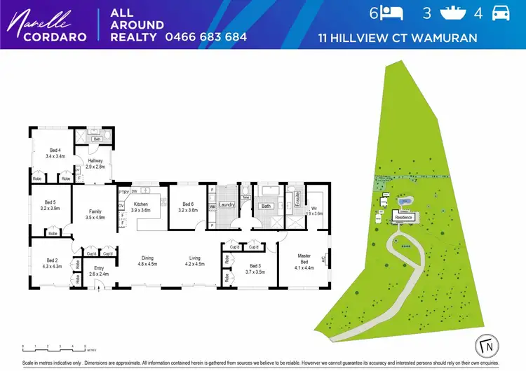Floorplan of Homely house listing, 11 Hillview Ct, Wamuran QLD 4512