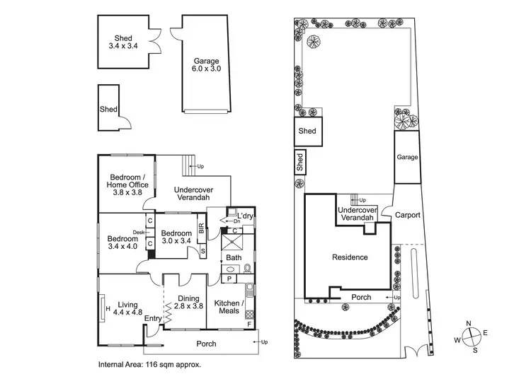 Floorplan of Homely house listing, 17 Widdop Cres, Hampton East VIC 3188