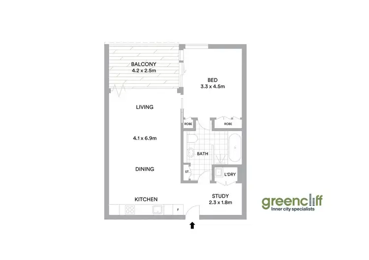 Floorplan of Homely apartment listing, 1 Sterling Circuit, Camperdown NSW 2050
