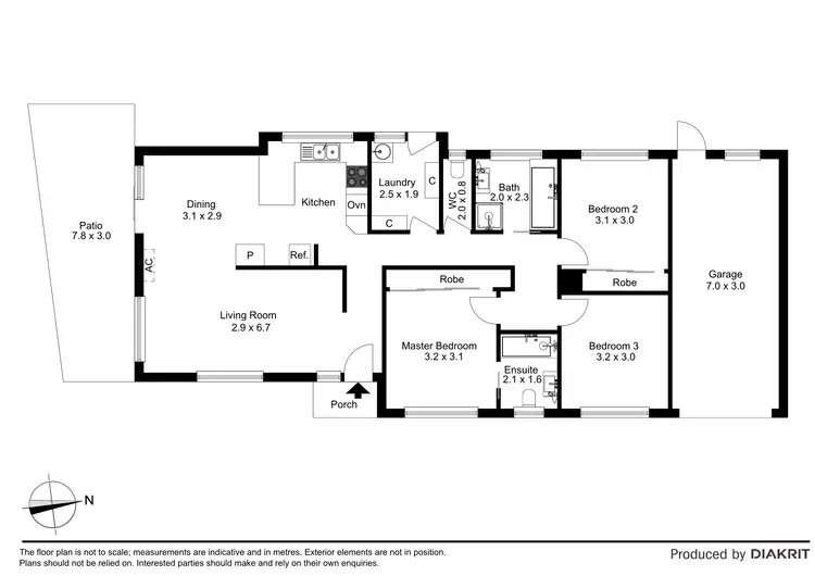 Floorplan of Homely house listing, 60B Parkside Avenue, Keilor East VIC 3033