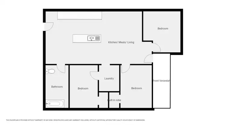 Floorplan of Homely house listing, 14 Lilian St, Stawell VIC 3380