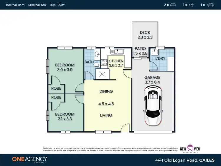 Floorplan of Homely unit listing, Unit 4/41 Old Logan Rd, Gailes QLD 4300