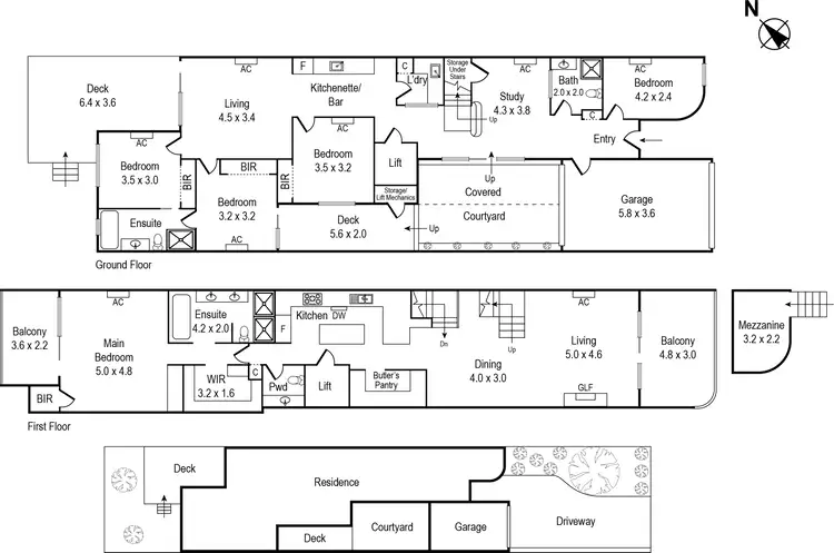 Floorplan of Homely house listing, 51A Oak St, Beaumaris VIC 3193