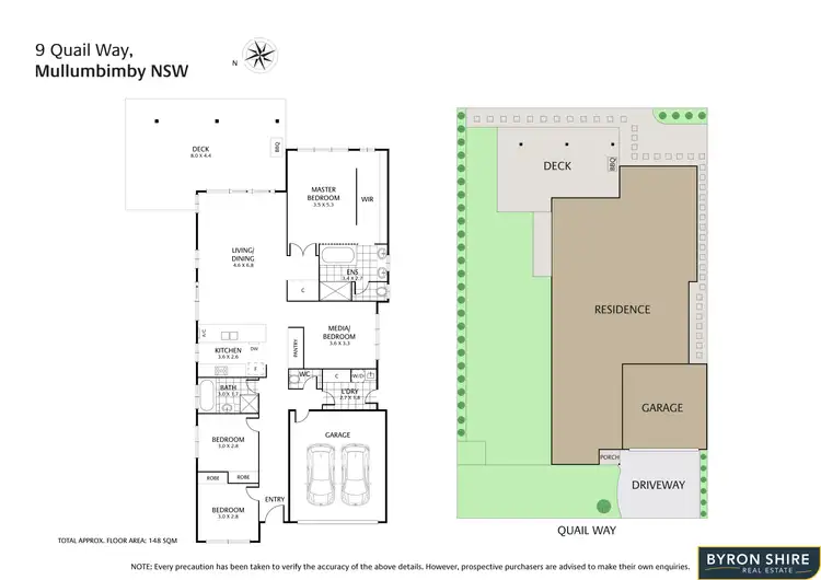 Floorplan of Homely house listing, 9 Quail Way, Mullumbimby NSW 2482