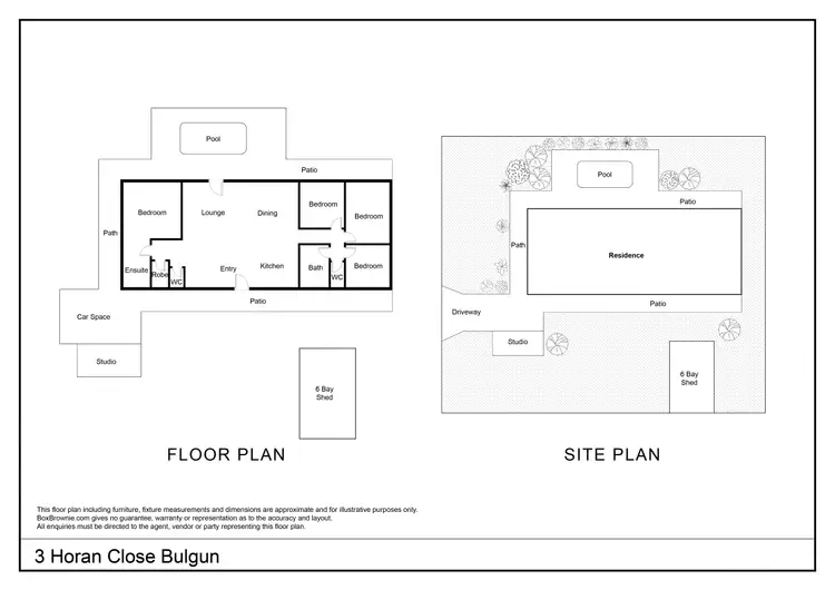 Floorplan of Homely house listing, 3 Horan Cl, Bulgun QLD 4854