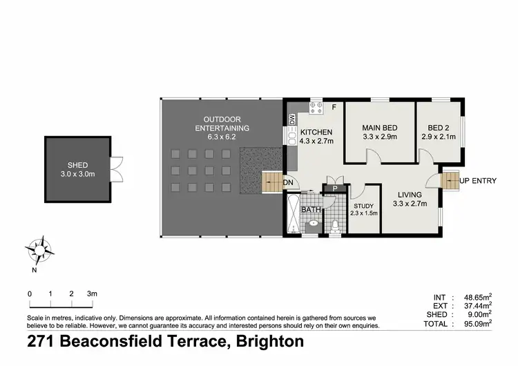 Floorplan of Homely house listing, 271 Beaconsfield Tce, Brighton QLD 4017