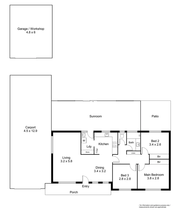 Floorplan of Homely house listing, 69 Eddystone Avenue, Craigie WA 6025