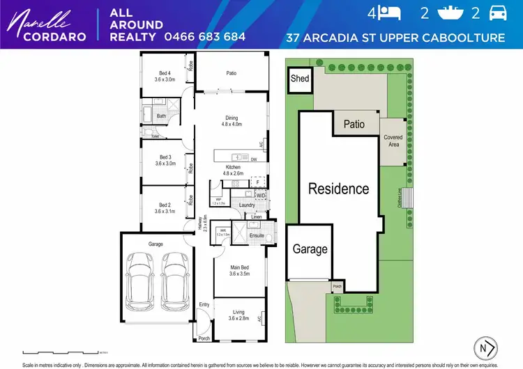Floorplan of Homely house listing, 37 Arcadia St, Upper Caboolture QLD 4510