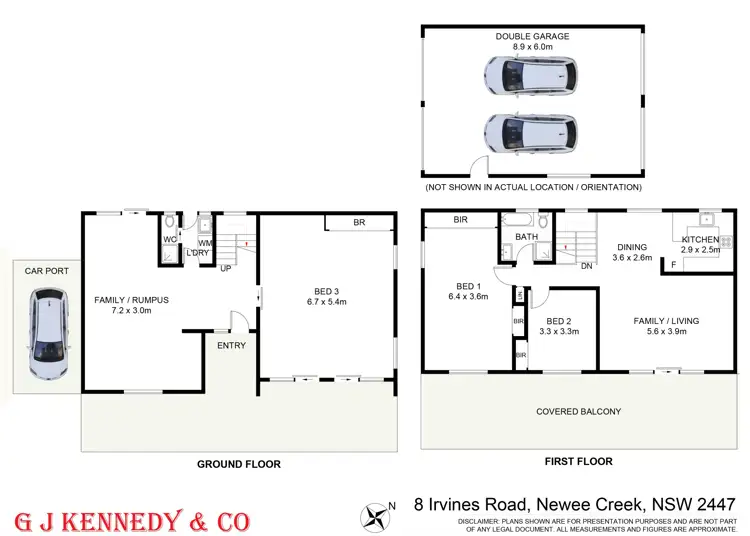 Floorplan of Homely house listing, 8 Irvines Rd, Newee Creek NSW 2447