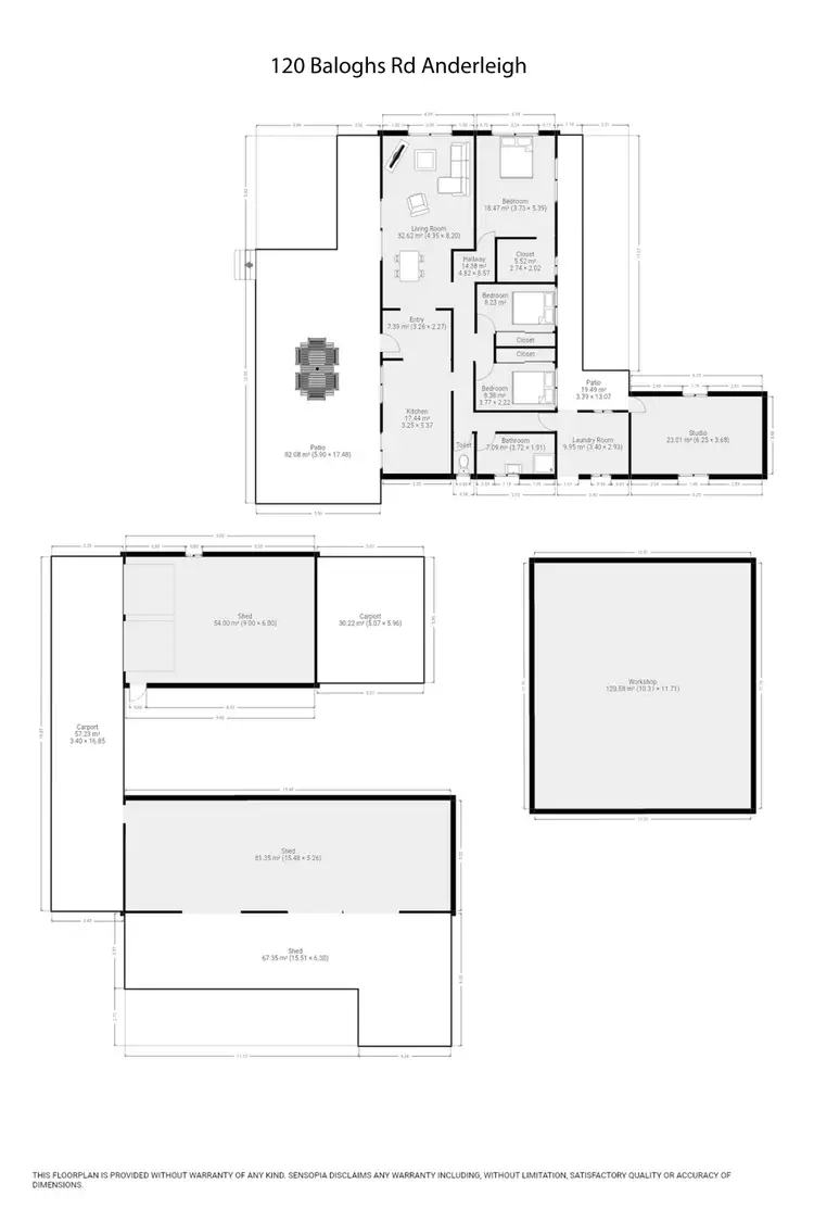 Floorplan of Homely rural property listing, 120 Baloghs Rd, Anderleigh QLD 4570