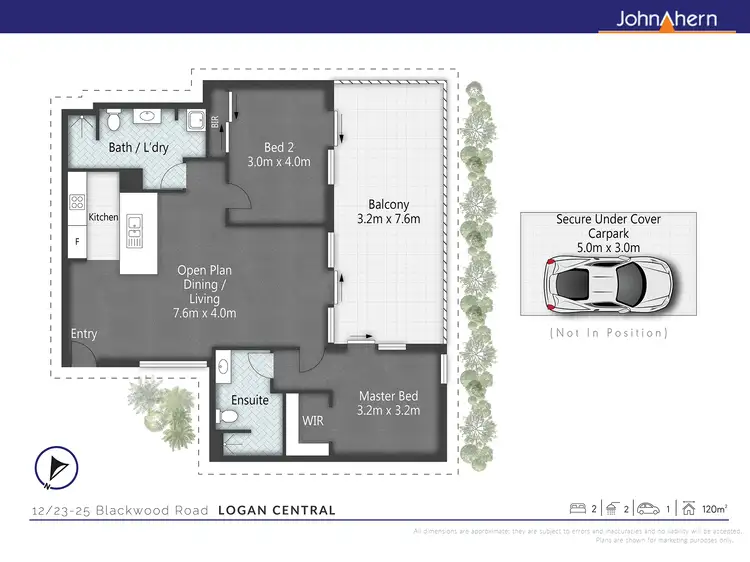 Floorplan of Homely unit listing, Unit 12/23-25 Blackwood Rd, Logan Central QLD 4114