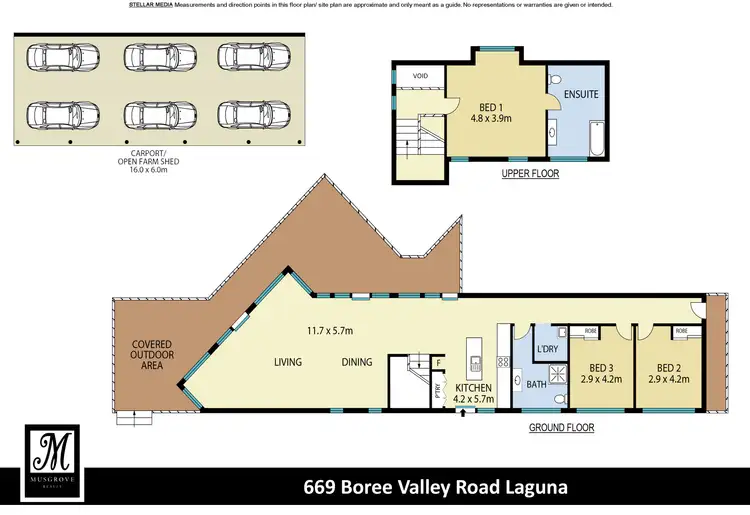 Floorplan of Homely rural property listing, 1737 Boree Valley Road, Laguna NSW 2325