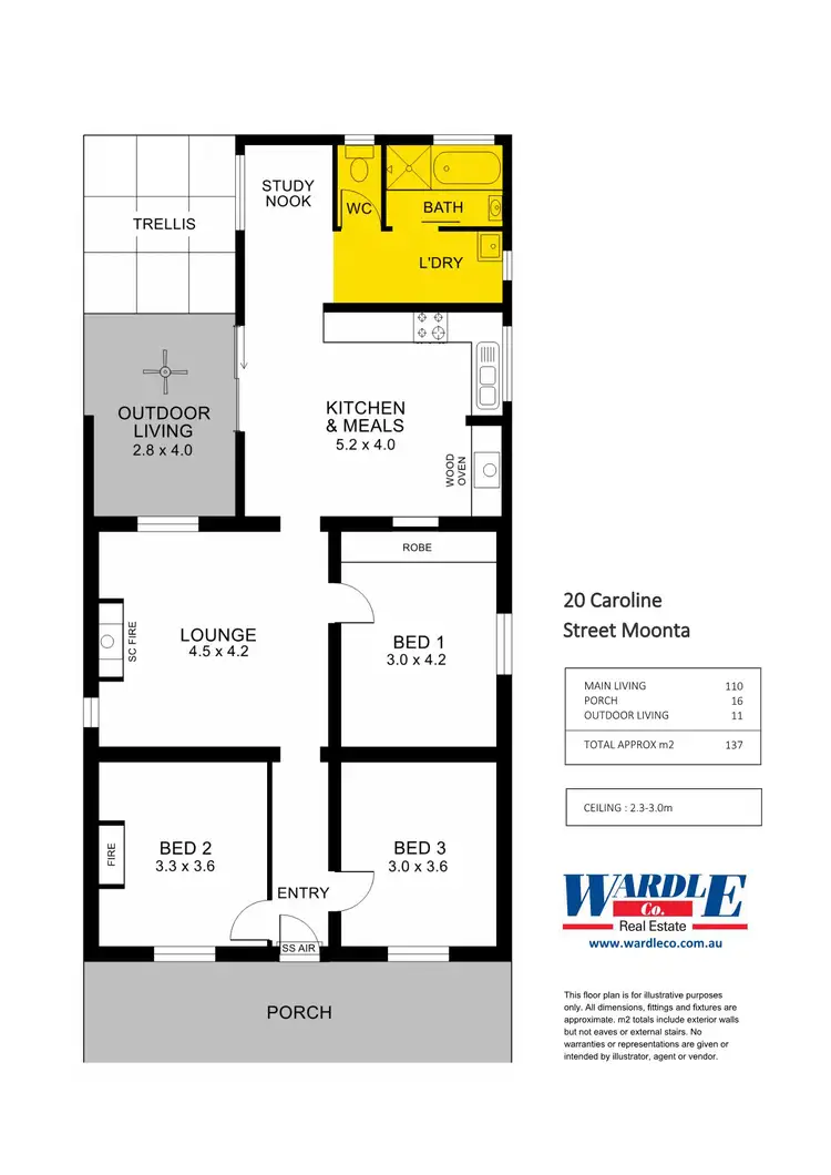 Floorplan of Homely house listing, 20 Caroline St, Moonta SA 5558