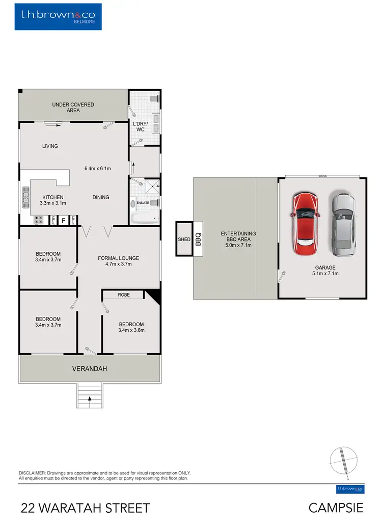 Floorplan of Homely house listing, 22 Waratah St, Canterbury NSW 2193