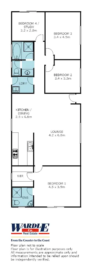 Floorplan of Homely house listing, 27 Wolfe St, Jamestown SA 5491