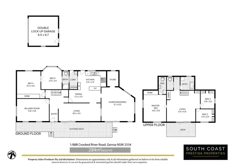 Floorplan of Homely house listing, 1/88B Crooked River Road, Gerroa NSW 2534