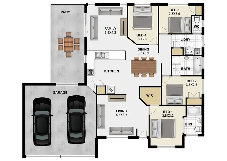 Floorplan of Homely house listing, 48 Cassowary St, Doolandella QLD 4077
