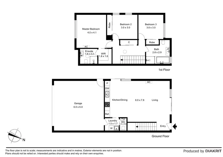 Floorplan of Homely townhouse listing, 7 Selo Walk, Avondale Heights VIC 3034