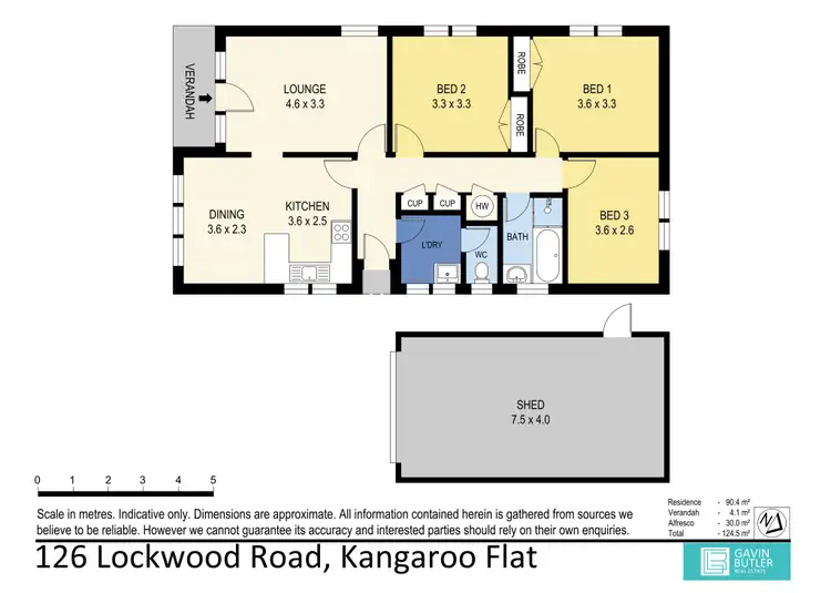 Floorplan of Homely house listing, 126 Lockwood Rd, Kangaroo Flat VIC 3555