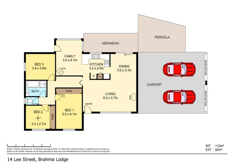 Floorplan of Homely house listing, 14 Lee St, Brahma Lodge SA 5109
