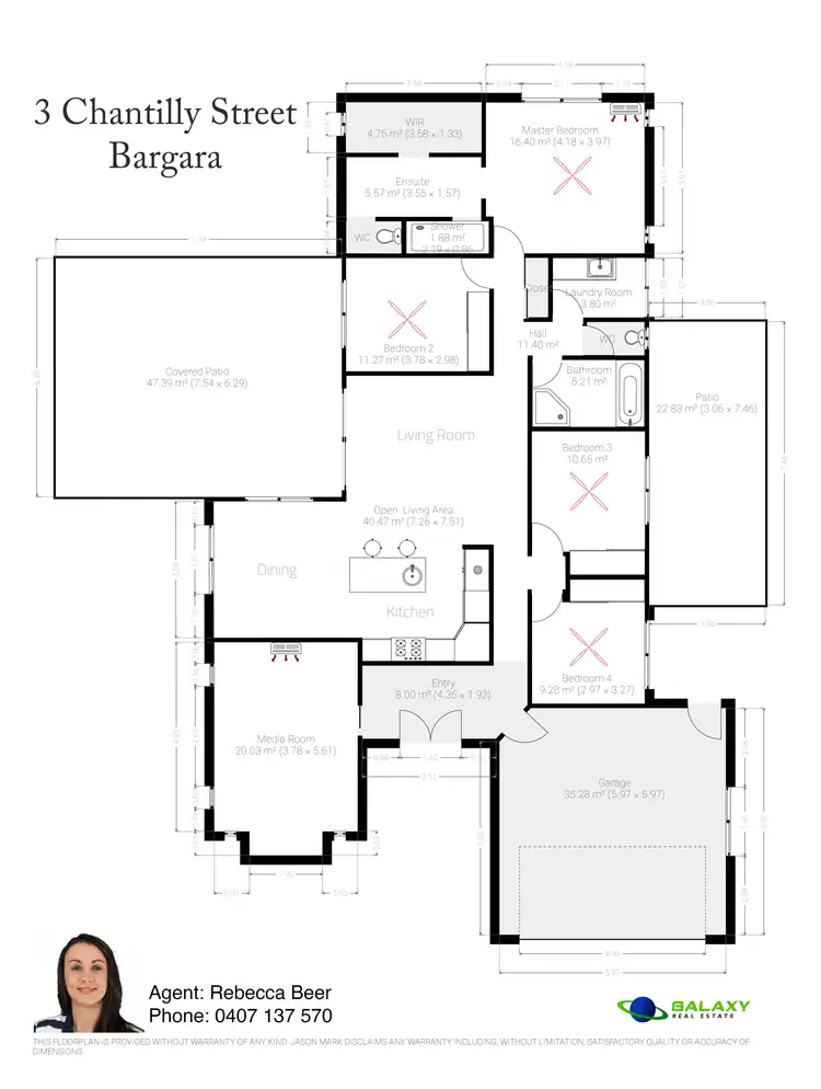 Floorplan of Homely house listing, 3 Chantilly St, Bargara QLD 4670