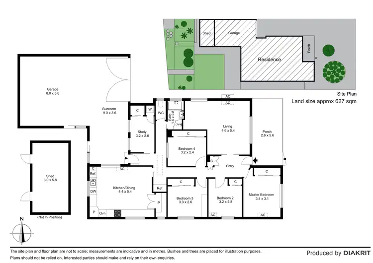 Floorplan of Homely house listing, 5 Arbor Terrace, Avondale Heights VIC 3034