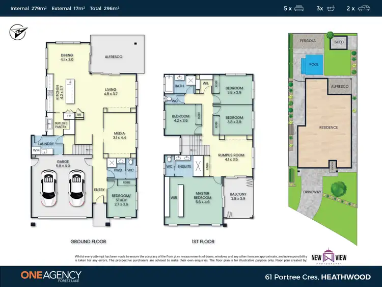 Floorplan of Homely house listing, 61 Portree Cres, Heathwood QLD 4110