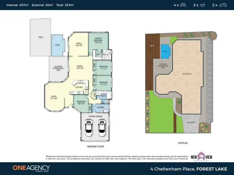 Floorplan of Homely house listing, 4 Cheltenham Pl, Forest Lake QLD 4078