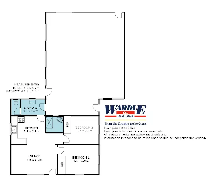 Floorplan of Homely house listing, 2 East Terrace, Mundoora SA 5555