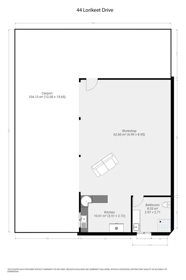 Floorplan of Homely land listing, 44 Lorikeet Dr, Tamaree QLD 4570
