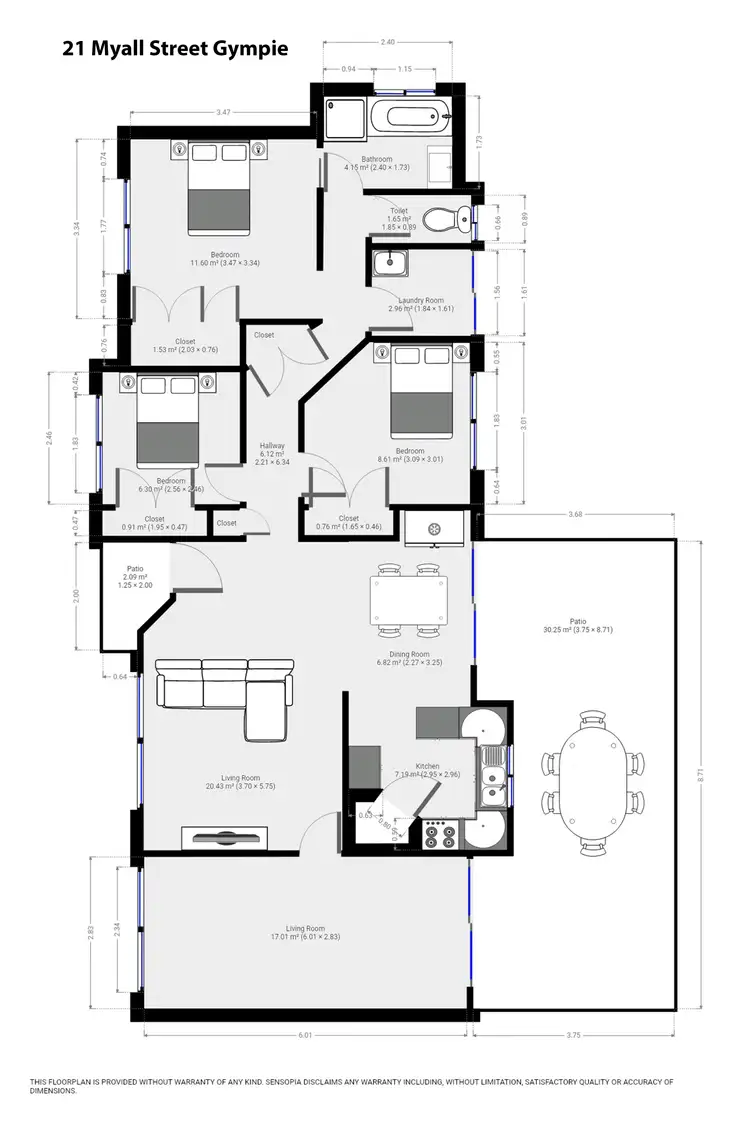 Floorplan of Homely house listing, 13 Grandview Pl, Gympie QLD 4570