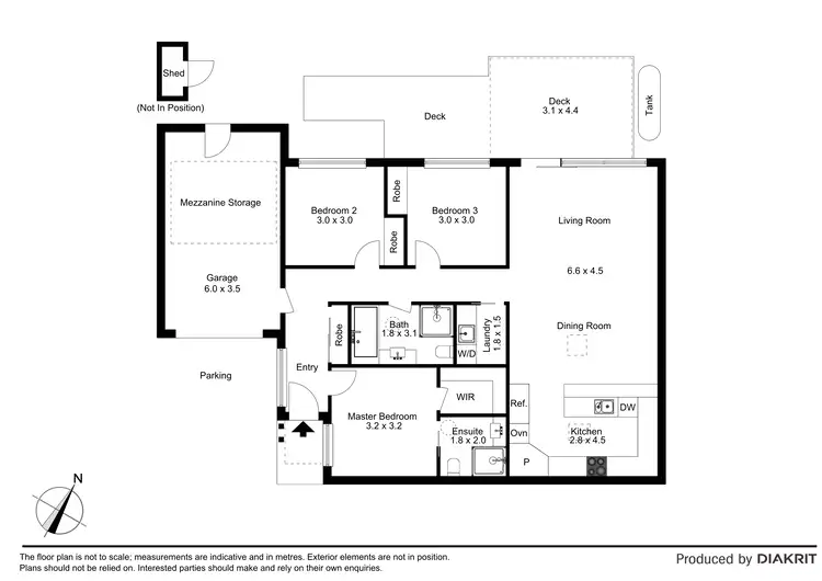 Floorplan of Homely unit listing, 4/32 Woorite Place, Keilor East VIC 3033