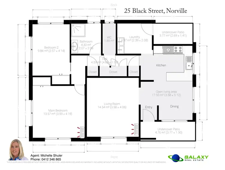 Floorplan of Homely house listing, 25 Black St, Norville QLD 4670