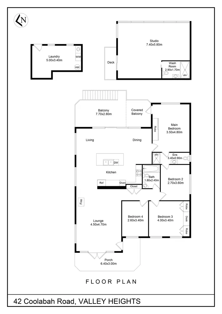 Floorplan of Homely house listing, 42 Coolabah Rd, Valley Heights NSW 2777