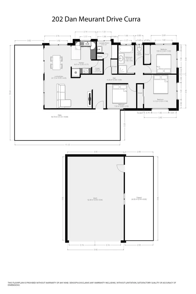 Floorplan of Homely house listing, 202 Dan Meurant Dr, Curra QLD 4570