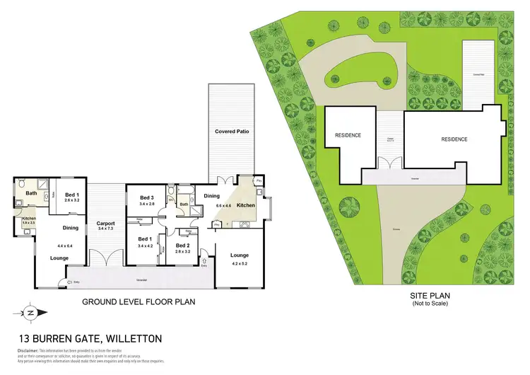 Floorplan of Homely house listing, 13 Burren Gate, Willetton WA 6155