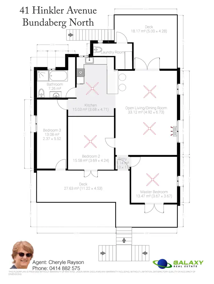 Floorplan of Homely house listing, 41 Hinkler Ave, Bundaberg North QLD 4670