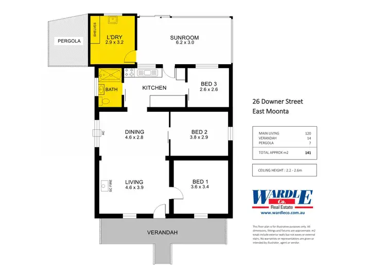 Floorplan of Homely house listing, 26 Downer St, East Moonta SA 5558