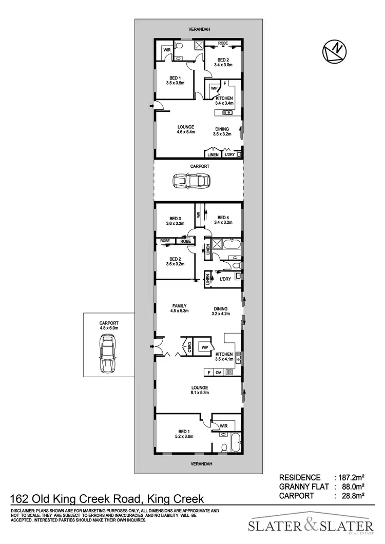 Floorplan of Homely rural property listing, 162 Old King Creek Rd, King Creek NSW 2446