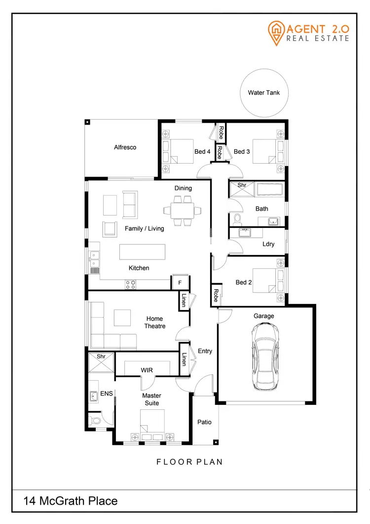 Floorplan of Homely house listing, 14 Mcgrath Place, Goulburn NSW 2580