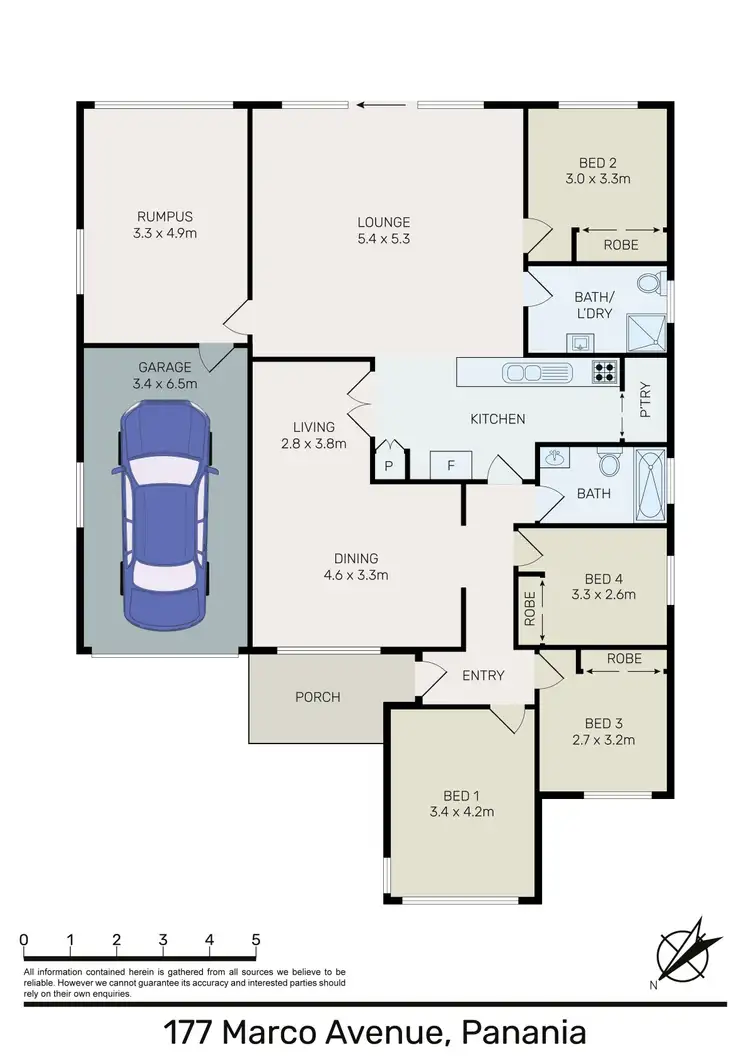 Floorplan of Homely house listing, 177 Marco Ave, Panania NSW 2213