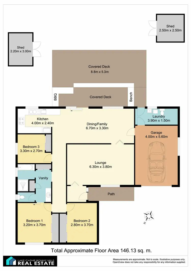 Floorplan of Homely house listing, 12 Cathie Cct, Lake Cathie NSW 2445