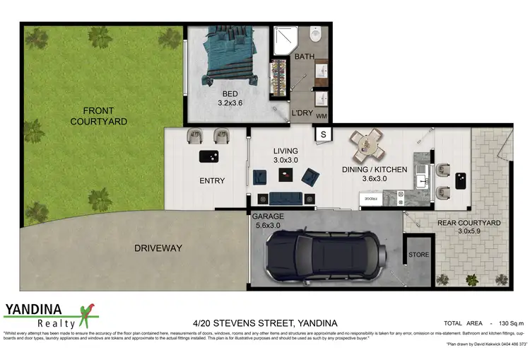 Floorplan of Homely unit listing, Unit 4/20 Stevens St, Yandina QLD 4561