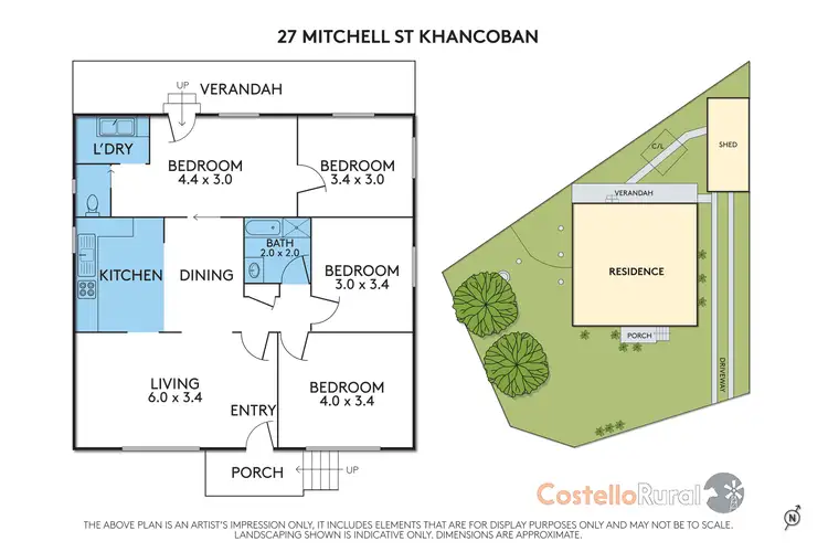 Floorplan of Homely house listing, 27 Mitchell Avenue, Khancoban NSW 2642