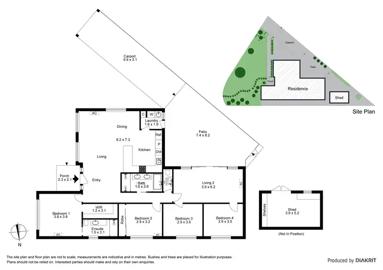 Floorplan of Homely house listing, 2 Glamis Drive, Avondale Heights VIC 3034