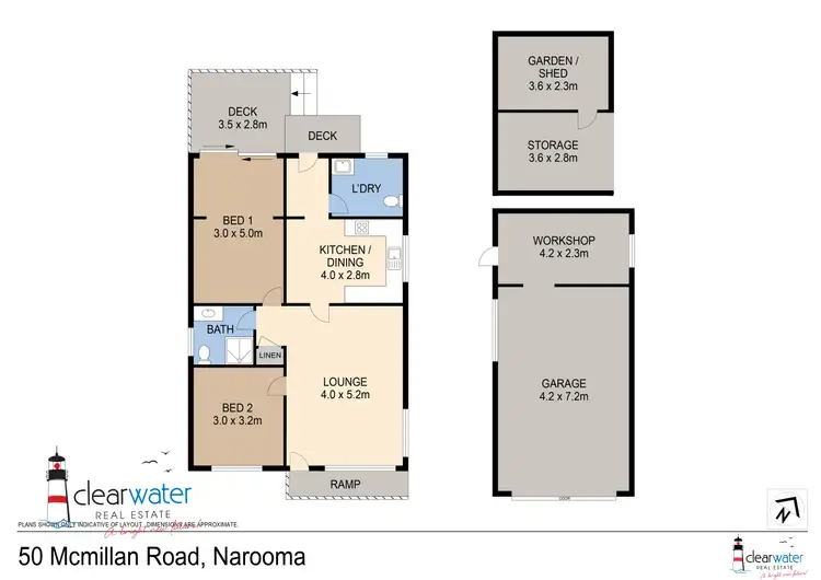 Floorplan of Homely house listing, 50 Mcmillan Rd, Narooma NSW 2546